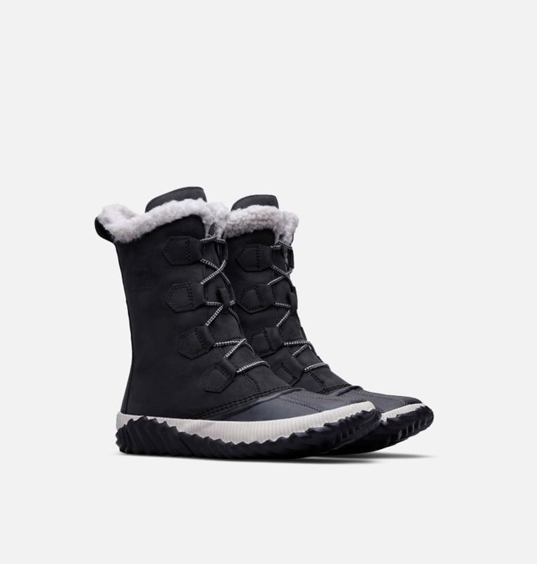 Womens Snow Boots Black - Sorel Out N About™ Plus Tall Duck Low - 690-WLZFQC